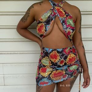 Multi Color 2 Pc Set